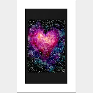 Bright Heart and Outer Space Posters and Art